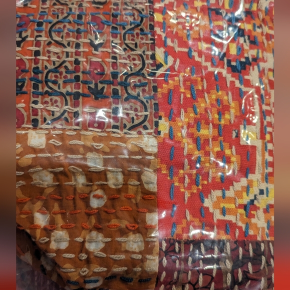 Boho Chic - Hand Stitched Patchwork Shoulder Bag - Fully Lined - Bohemian Style - Picture 10 of 12